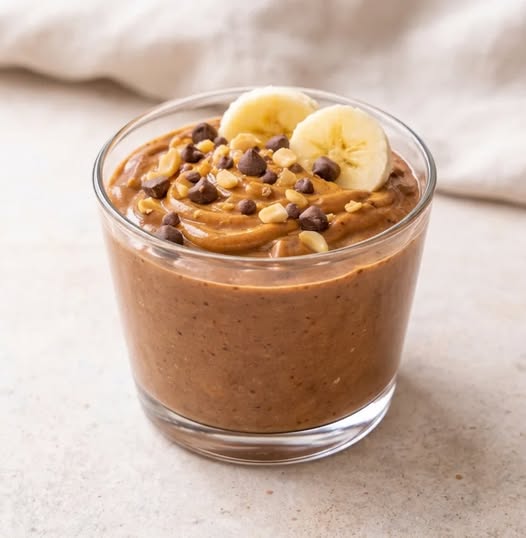 Deser z masłem orzechowym, bananem i kakao – zdrowy deser z 3 składników – zacznijgotowac]